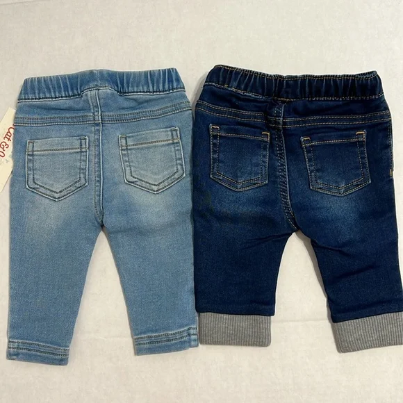 NWT Cat & Jack Newborn Pull-On Jeans Bundle - Picture 8 of 8